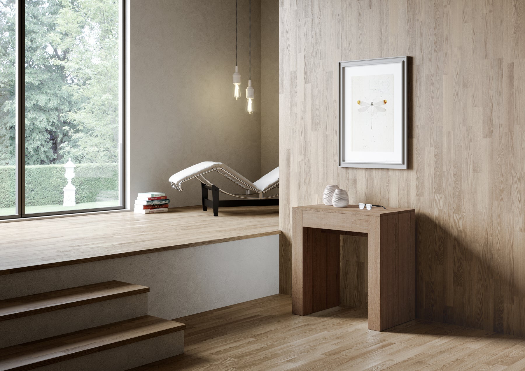 Consolle allungabile quercia Centonara 78x47 cm - fino a 299 cm