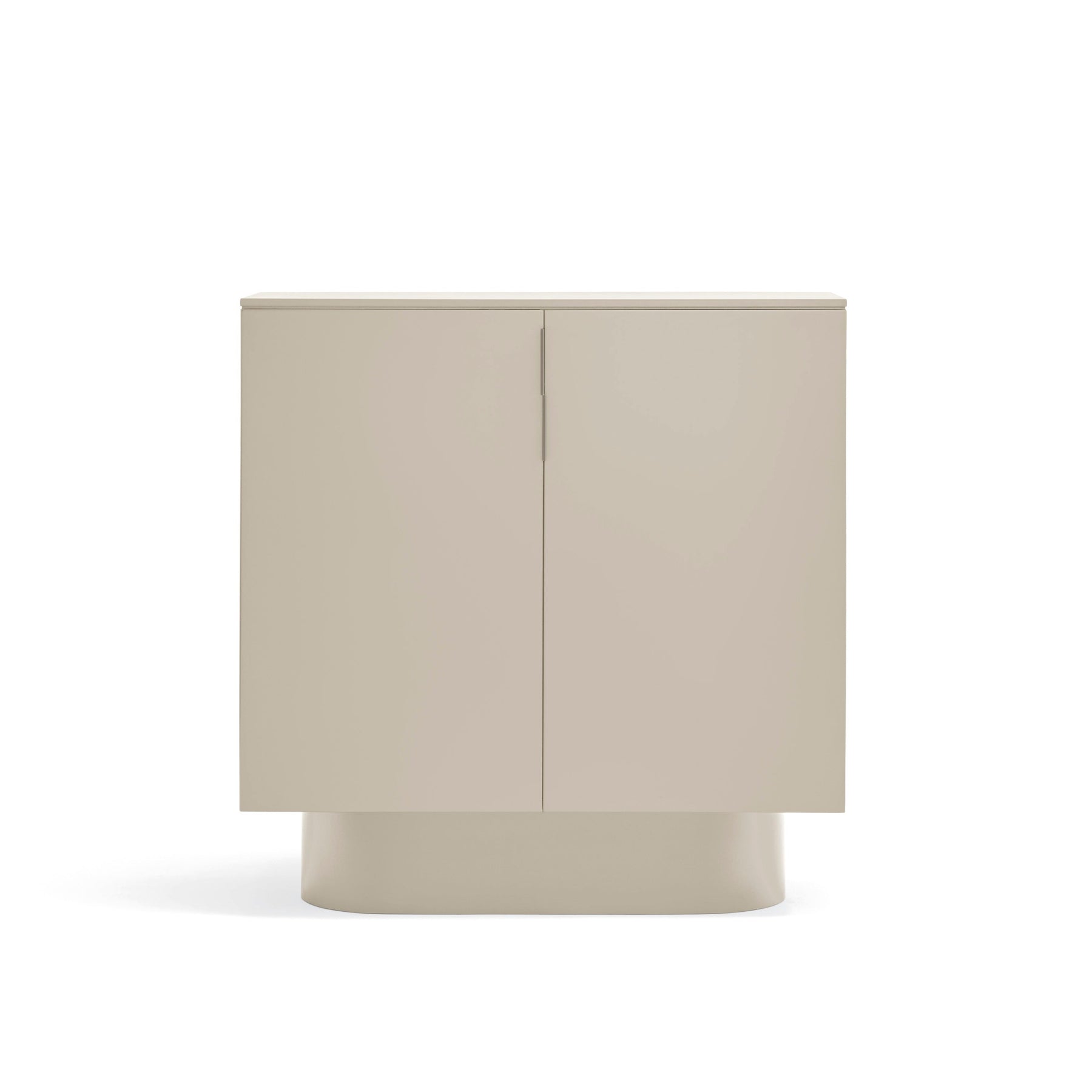 Credenza laccata sabbia 2 ante Totem 110x45 cm