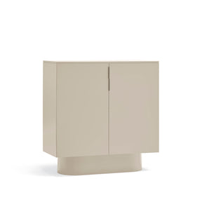 Credenza laccata sabbia 2 ante Totem 110x45 cm