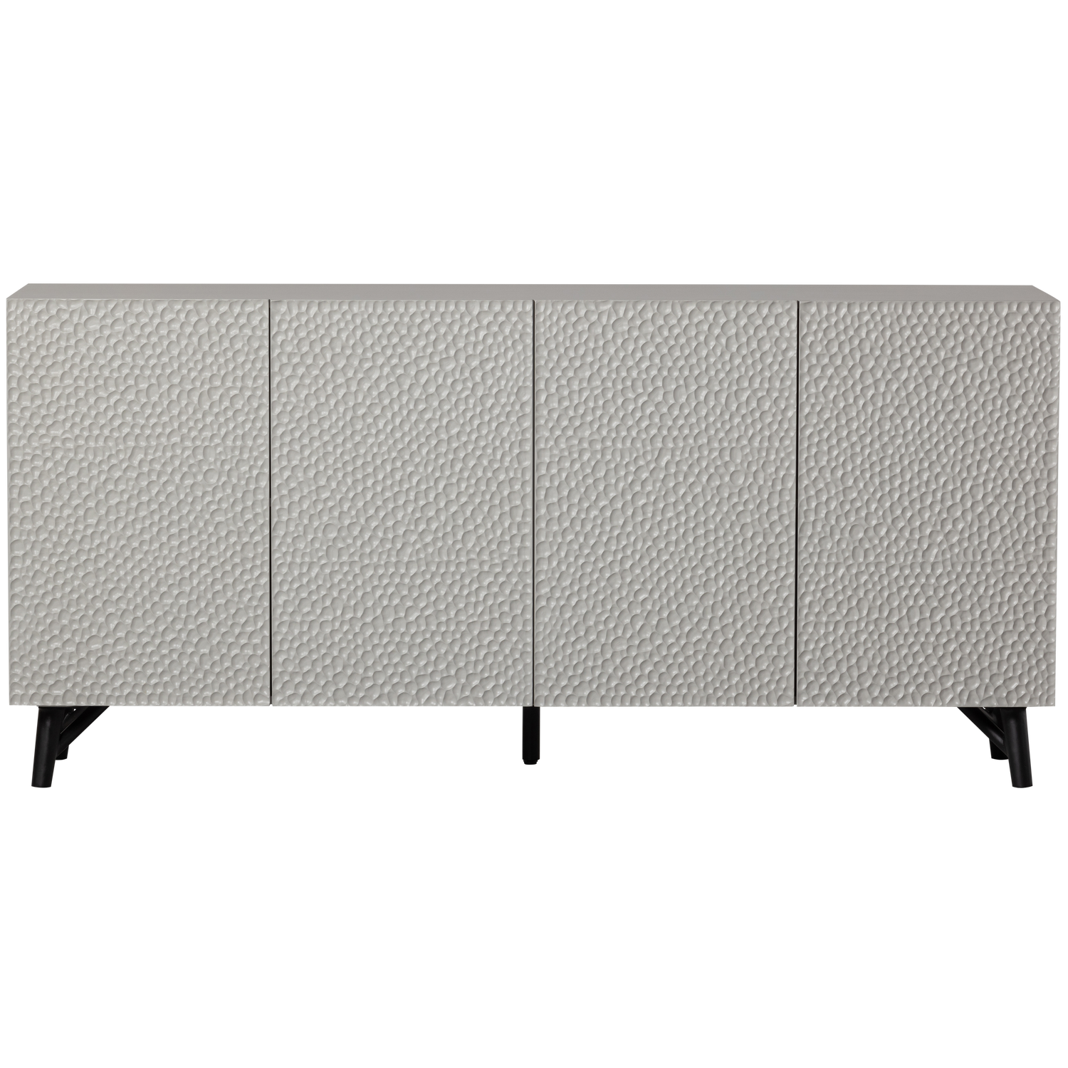 Credenza 4 ante grigio nebbia Organic 85x181 cm