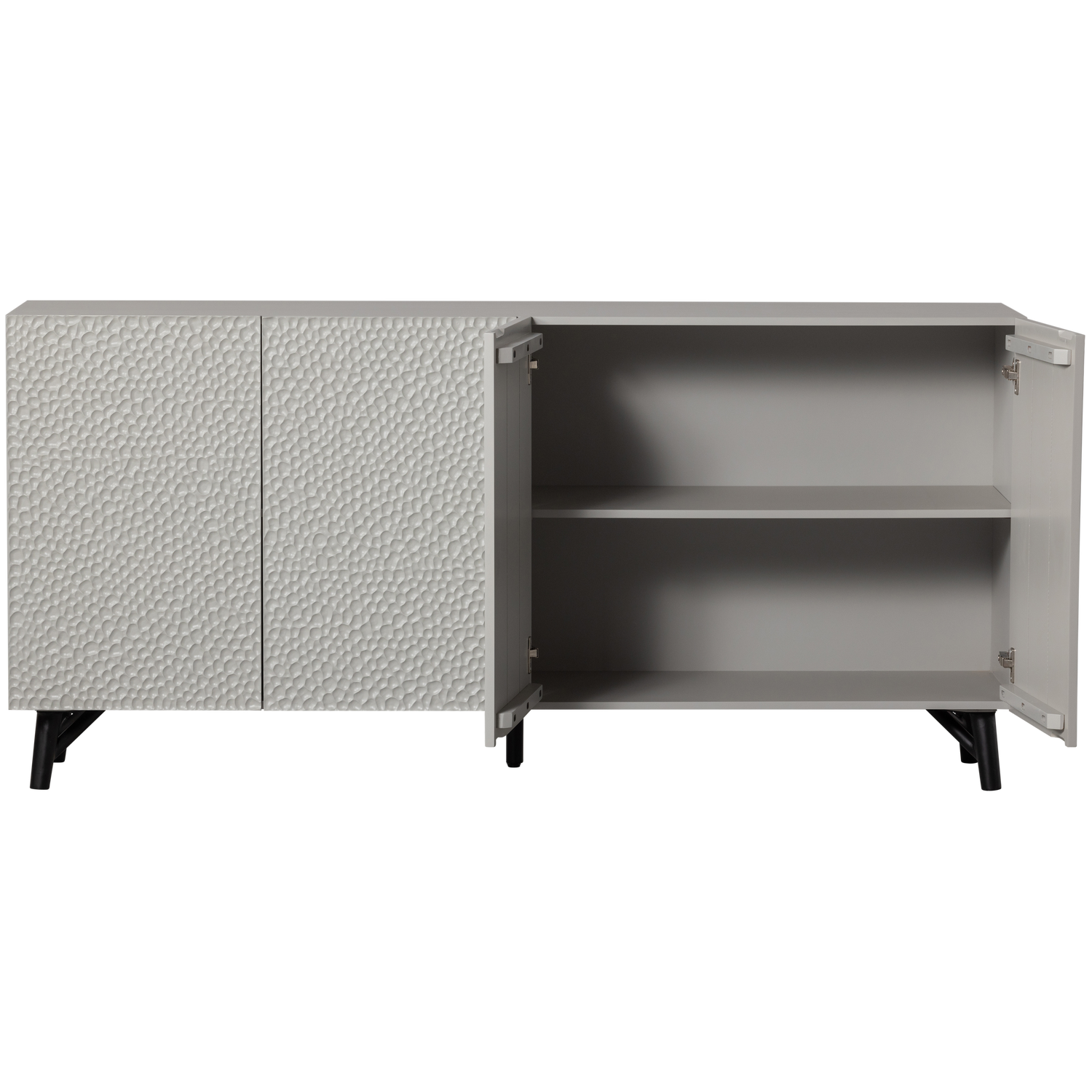 Credenza 4 ante grigio nebbia Organic 85x181 cm