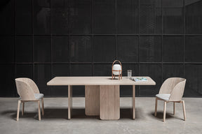 Tavolo in legno naturale Arq di Teulat 200x100 cm