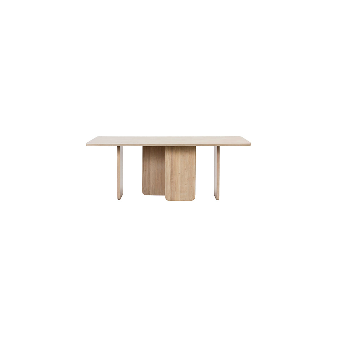Tavolo in legno naturale Arq di Teulat 200x100 cm