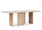Tavolo 6 posti in legno naturale Arq di Teulat 200x100 cm