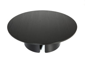 Tavolino per Soggiorno tondo nero Cep di Teulat Ø 110 cm