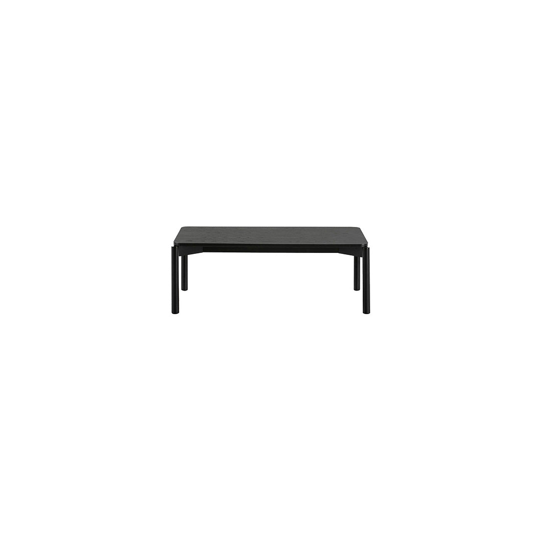 Tavolino basso nero Atlas Teulat 110x60 cm