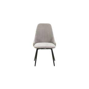 set 2x sedia tella grigio chiaro girevole