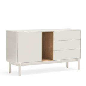 Madia crema 3 cassetti 1 anta Corvo di Teulat 140x40 cm