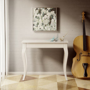 Consolle allungabile bianco frassino Borbera 90x48 cm - fino a 204 cm