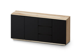 Madia 3 ante 3 cassetti in legno laminato Loftia 203 x 40 cm