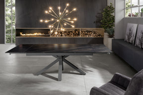 Tavolo allungabile in Ceramica effetto Marmo Alserio 160 x 90 cm - allungabile fino a 240 cm