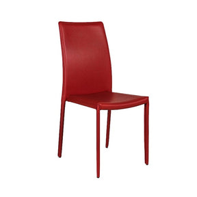 Set 2 sedie Similcuoio rosso Giara