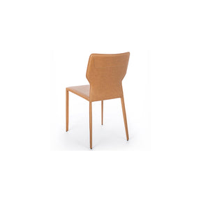 Set 2 sedie similcuoio colore Whisky Gavia