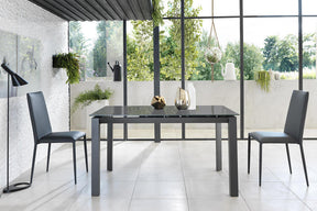 Tavolo allungabile in vetro Acerenza 140 x 90 cm - allungabile fino a 220 cm
