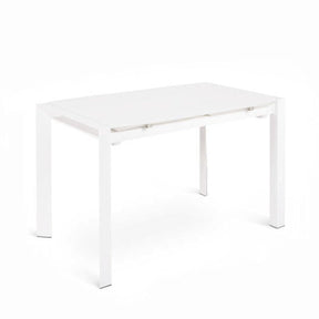 Tavolo allungabile con top in vetro Bunnari 136x85 cm - allungabile fino a 236 cm