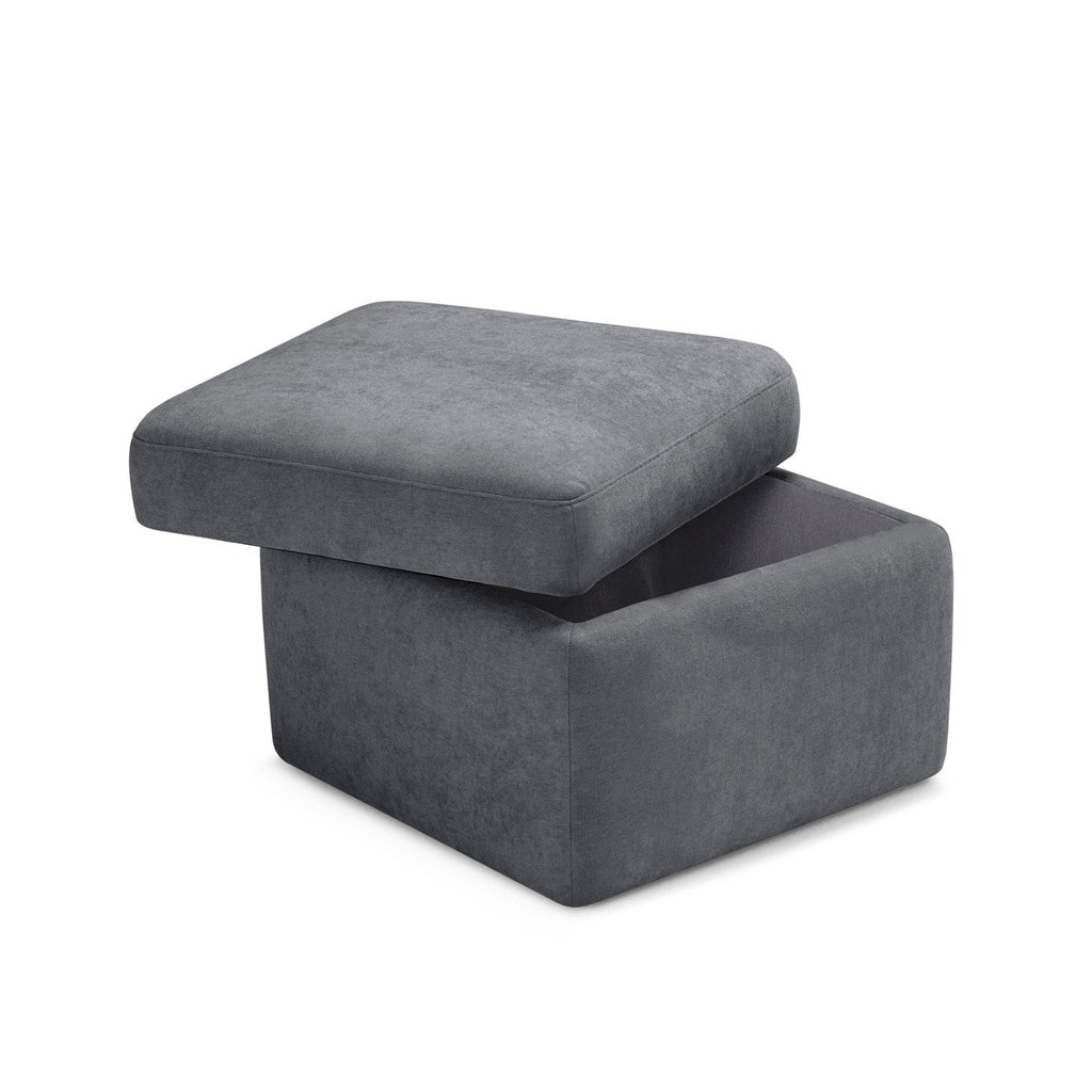 Pouf contenitore per bambini - Grigio scuro/pinguino - HOME