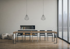 Consolle allungabile noce Brenta 90x40 cm - fino a 300 cm