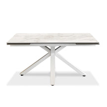 Tavolo allungabile in Ceramica effetto Marmo Alserio 160 x 90 cm - allungabile fino a 240 cm