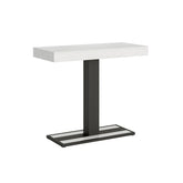 Consolle allungabile bianco frassino Bendola 90x40 cm - fino a 300 cm