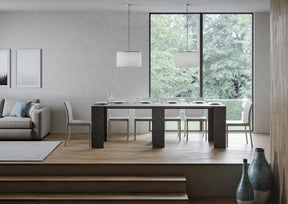 Consolle allungabile antracite Centonara 78x47 cm - fino a 299 cm