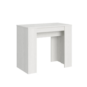 Consolle Clavalite 90 x 48 cm bianco frassino - allungabile fino a 308 cm
