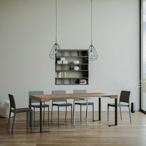 Consolle allungabile noce Brenta 90x40 cm - fino a 196 cm